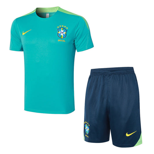 Brazil Light Green Short Training Set 24/25