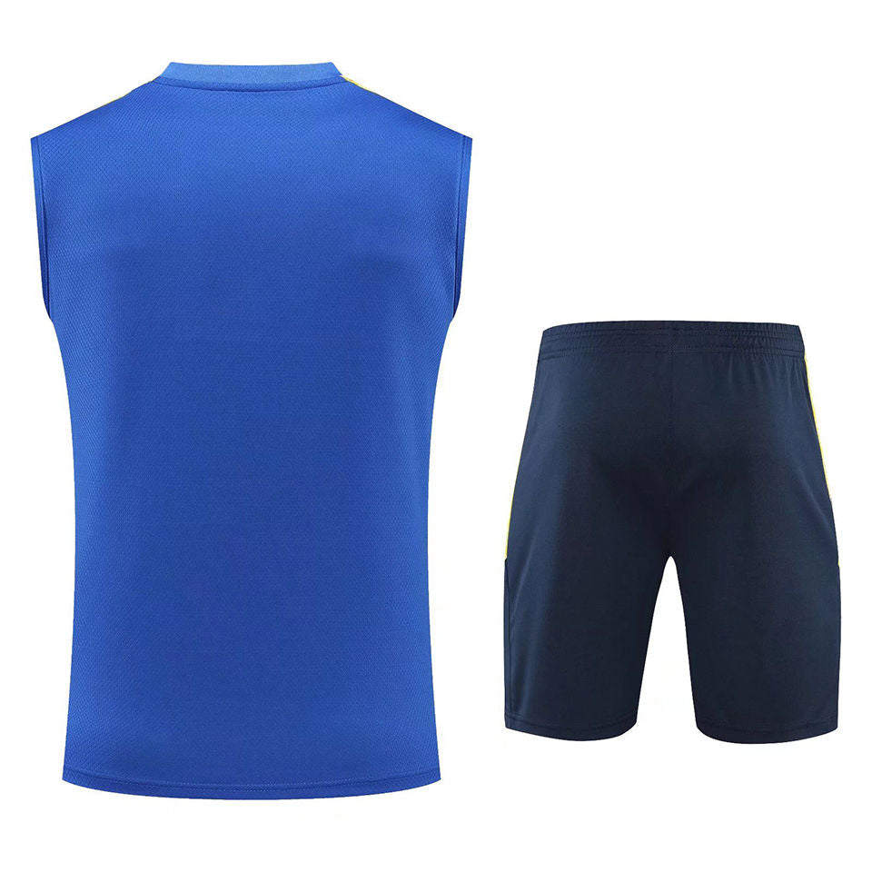 Juventus Royal Blue Short Training Set No Sleeves 22/23