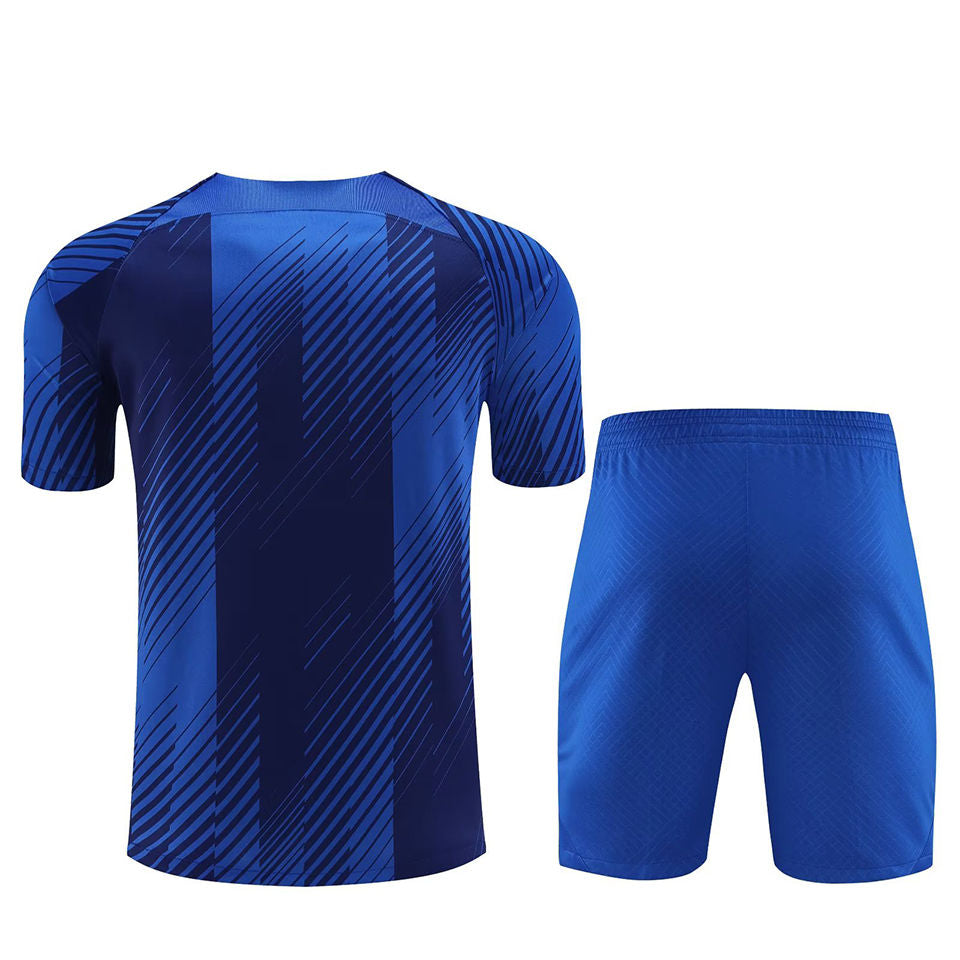 Barcelona Sapphire Blue Short Training Set 23/24