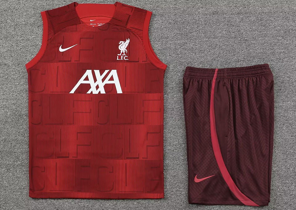 Liverpool Red Short Training Set No Sleeves 23/24