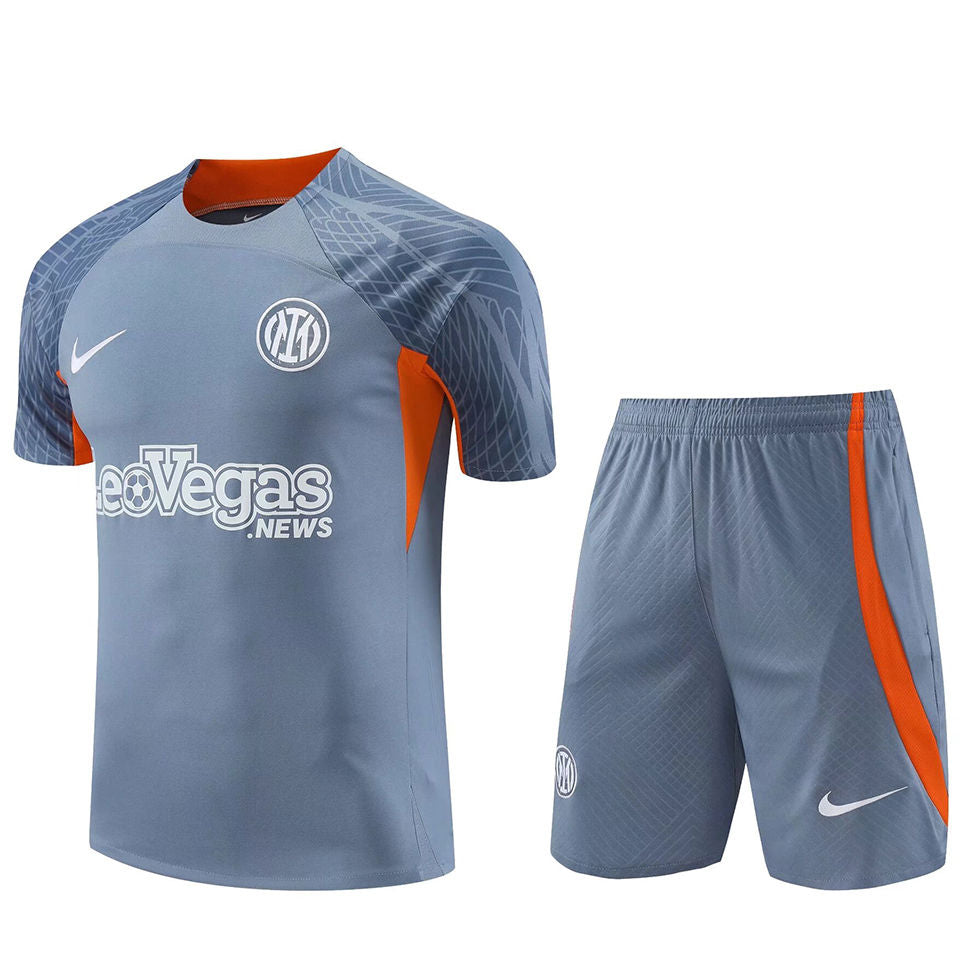 Inter Milan Grey Short Training Set 23/24