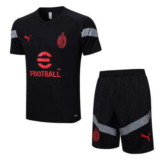 Ac Milan Black Short Training Set 22/23