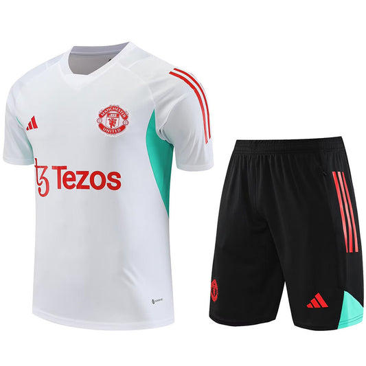 Man Utd White Short Training Set 23/24