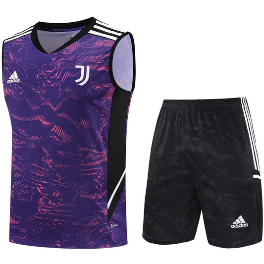 Juventus Purple Short Training Set No Sleeves 23/24