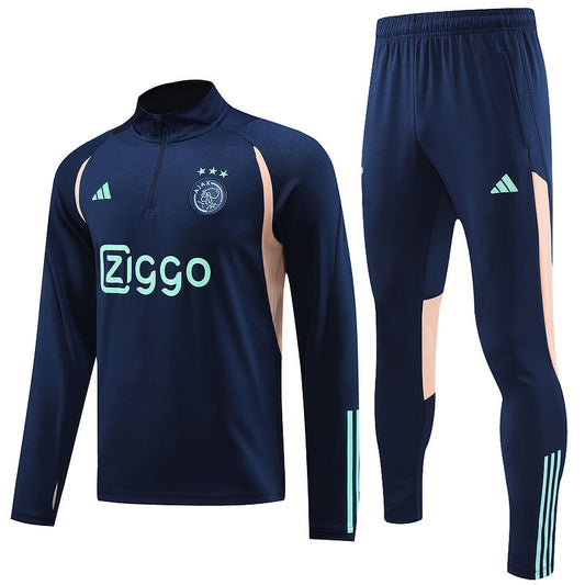 Ajax Sapphire Blue Halfzip Tracksuit 23/24