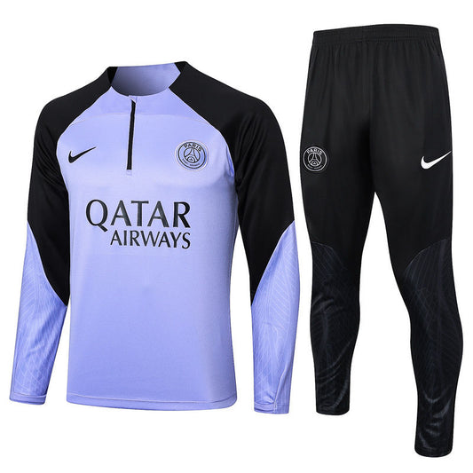 PSG Purple Halfzip Tracksuit 23/24