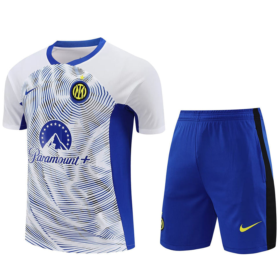 Inter Milan White Paramount + Short Training Set 24/25