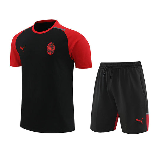 Ac Milan Black Short Training Set 24/25