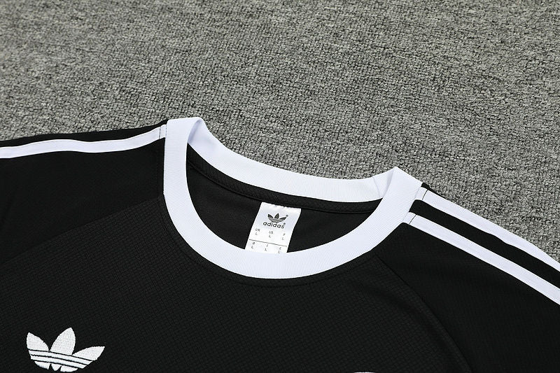 Germany Black Adidas Short Training Set 24/25