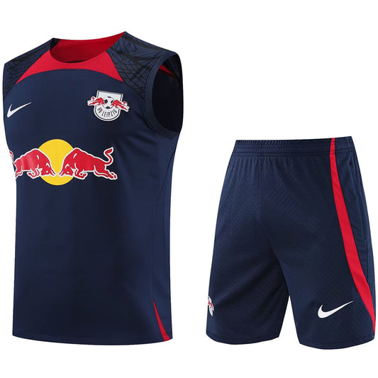 RB Leipzig Sapphire Blue Short Training Set No Sleeves 23/24