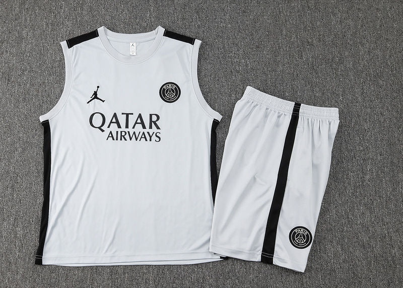 PSG Grey Short Training Set No Sleeves 24/25