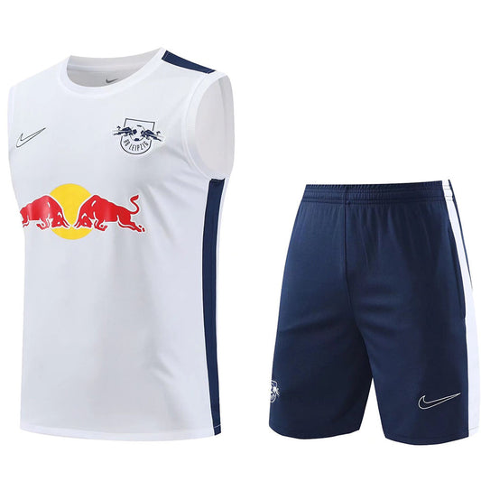 RB Leipzig White Short Training Set No Sleeves 23/24