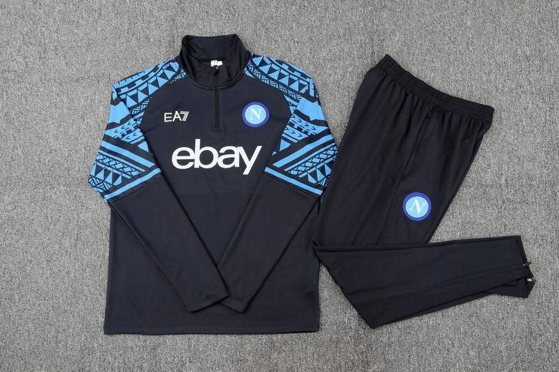 Napoli Black Ebay Halfzip Tracksuit 23/24