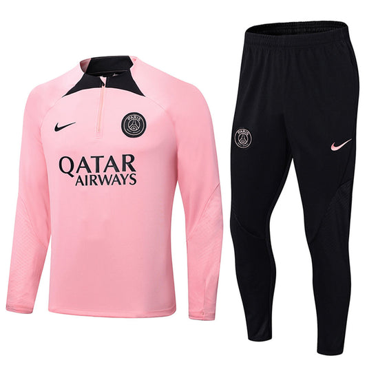 PSG Pink Halfzip Tracksuit 22/23