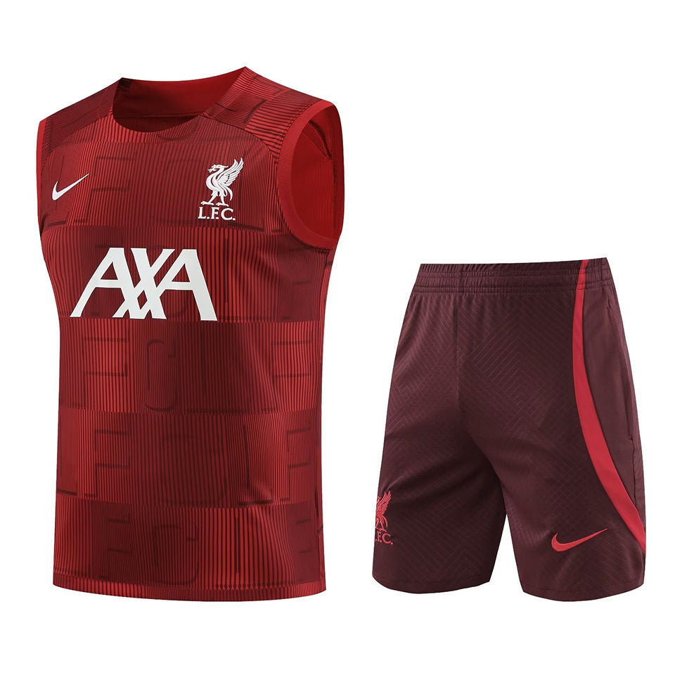 Liverpool Red Short Training Set No Sleeves 23/24