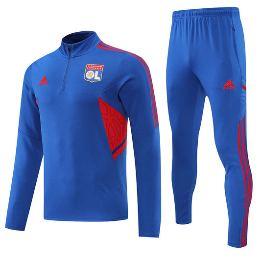 Lyon Blue Halfzip Tracksuit 23/24