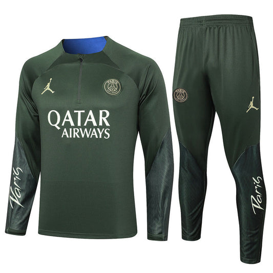 PSG Dark Green Halfzip Tracksuit 24/25