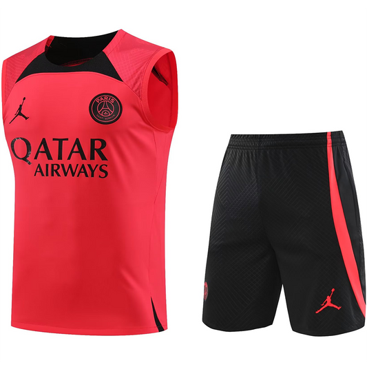 PSG Pink Short Training Set No Sleeves 23/24