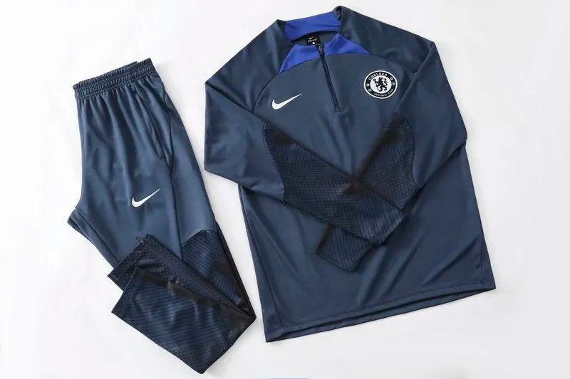 Chelsea Royal Blue Halfzip Tracksuit 22/23