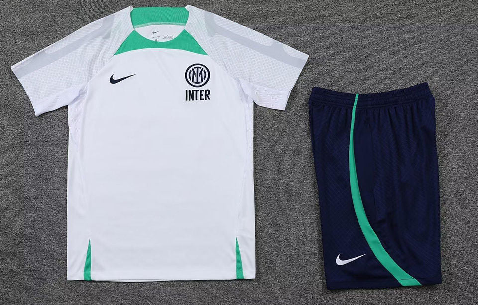 Inter Milan White Short Training Set 22/23