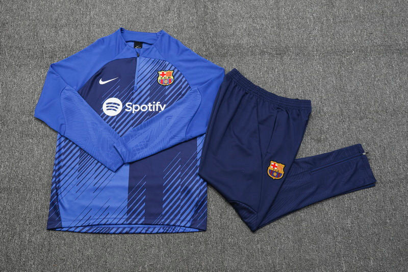 Barcelona Blue Halfzip Tracksuit 23/24