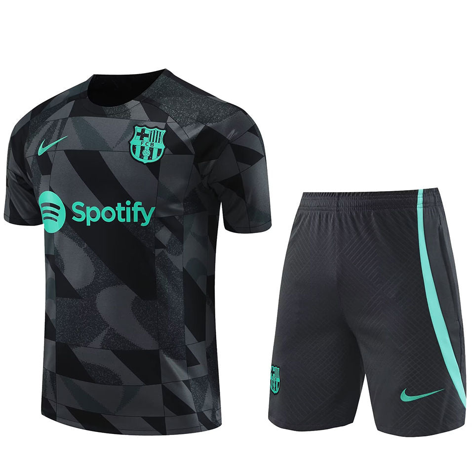 Barcelona Grey Short Training Set 23/24