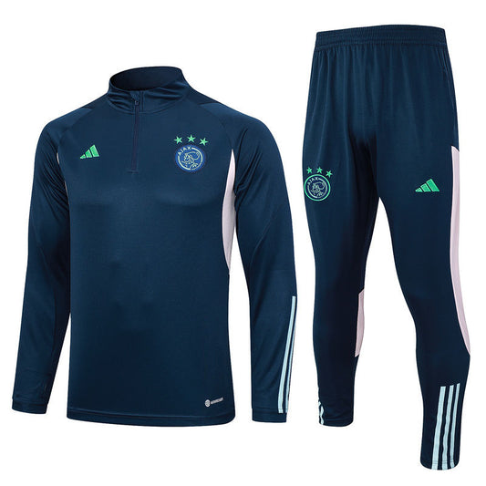 Ajax Sapphire Blue Halfzip Tracksuit 23/24