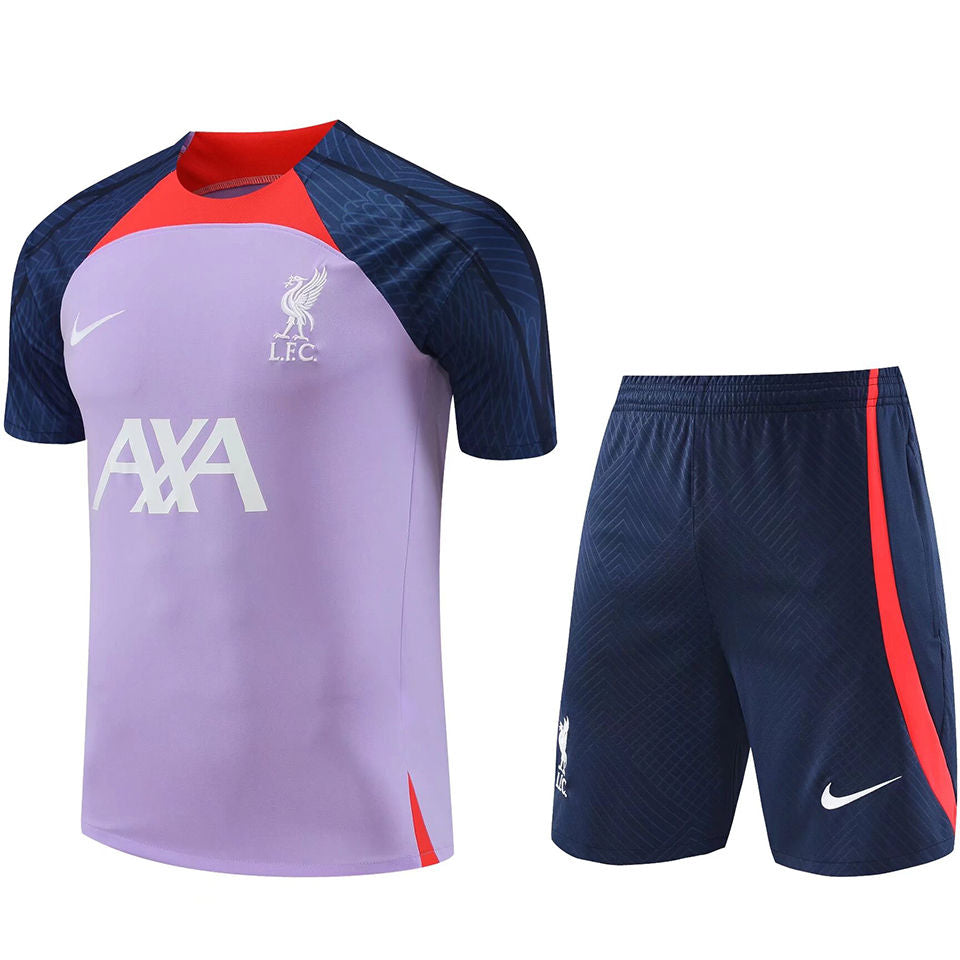 Liverpool Purple Short Training Set 23/24