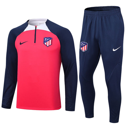 Atletico Madrid Red Halfzip Tracksuit 23/24