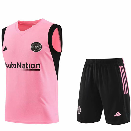 Inter Miami Pink Short Training Set No Sleeves 23/24