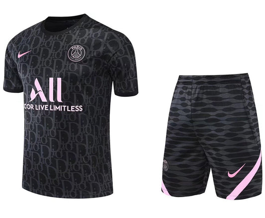 PSG Black/Pink Short Training Set 22/23