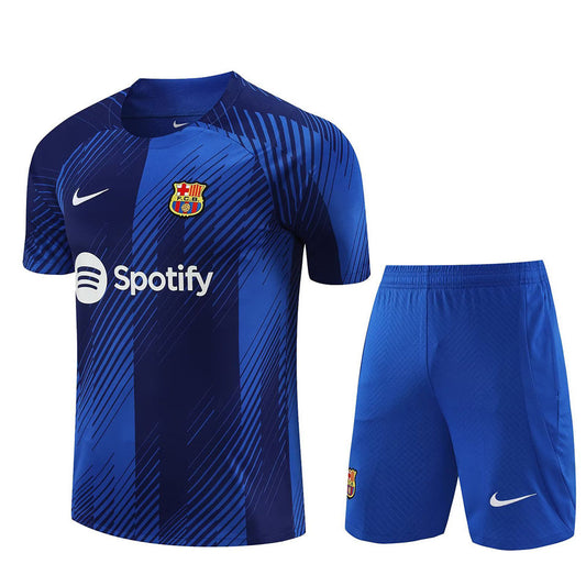 Barcelona Sapphire Blue Short Training Set 23/24