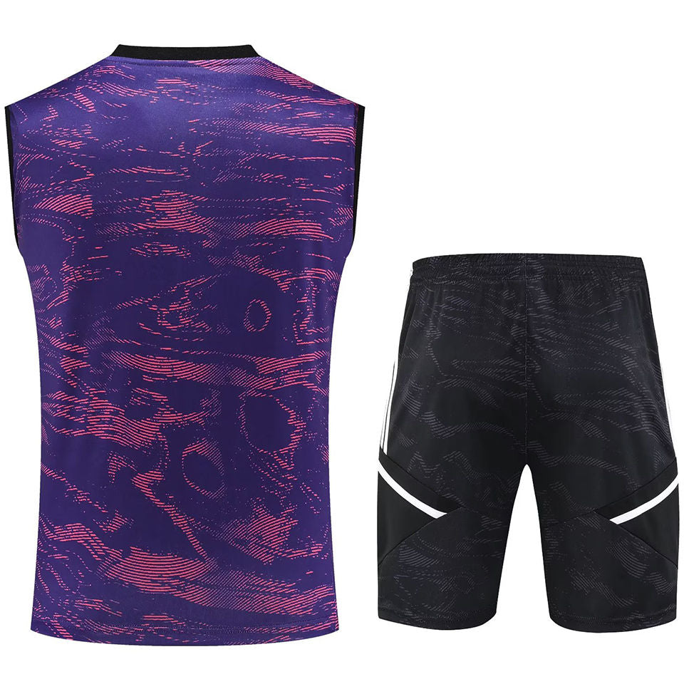 Juventus Purple Short Training Set No Sleeves 23/24