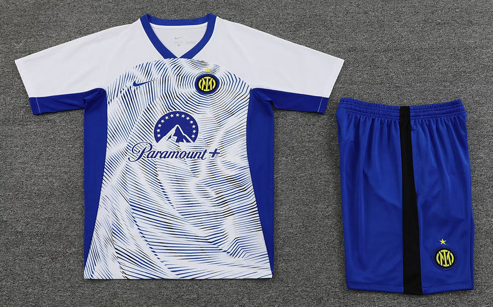 Inter Milan White Paramount + Short Training Set 24/25