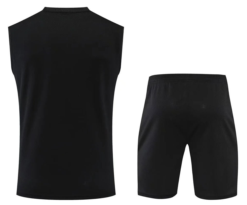 Bayern Black Short Training Set No Sleeves 22/23