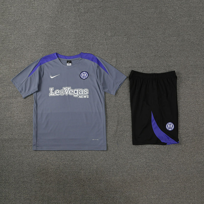 Inter Milan Grey Short Training Set 24/25