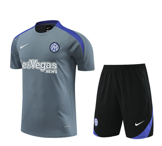 Inter Milan Grey Short Training Set 24/25