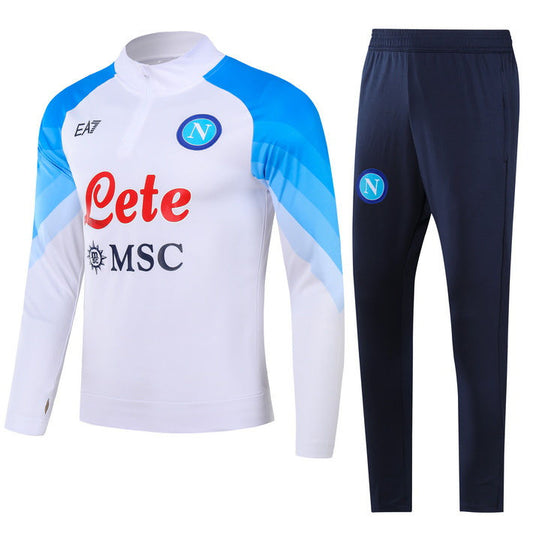 Napoli White Halfzip Tracksuit 23/24