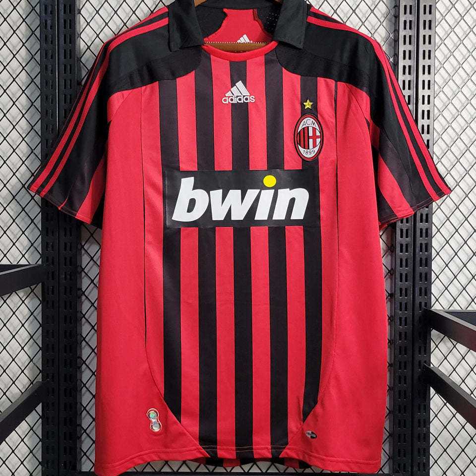 Ac Milan Retro Home Kit 2007/08