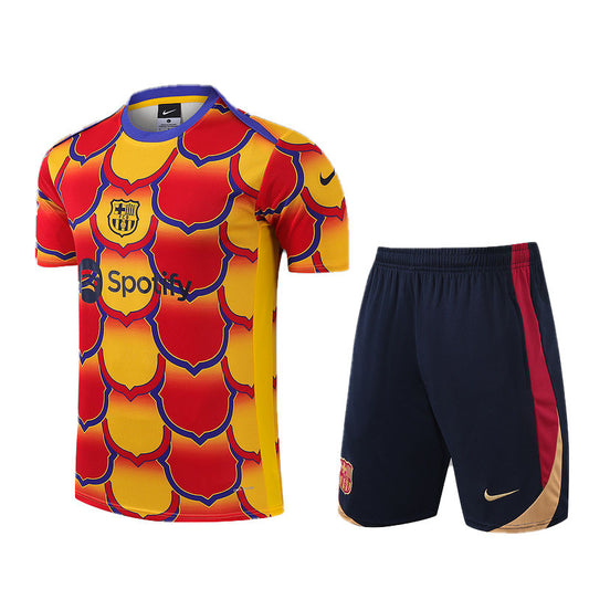 Barcelona Yellow/Red Short Training Set 24/25