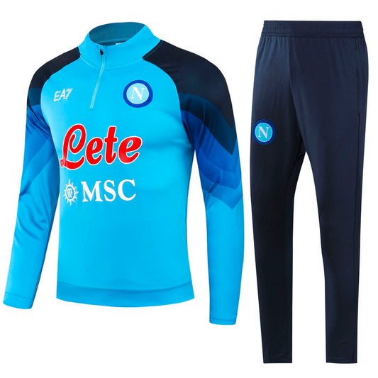 Napoli Blue Halfzip Tracksuit 23/24