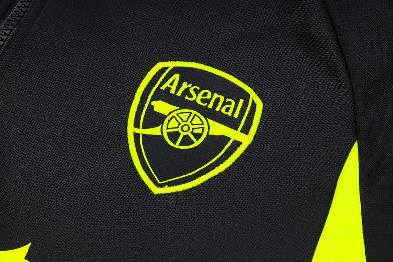 Arsenal Black Hoody Tracksuit 23/24