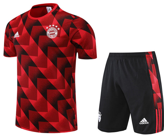 Bayern Black/Red Short Training Set 22/23