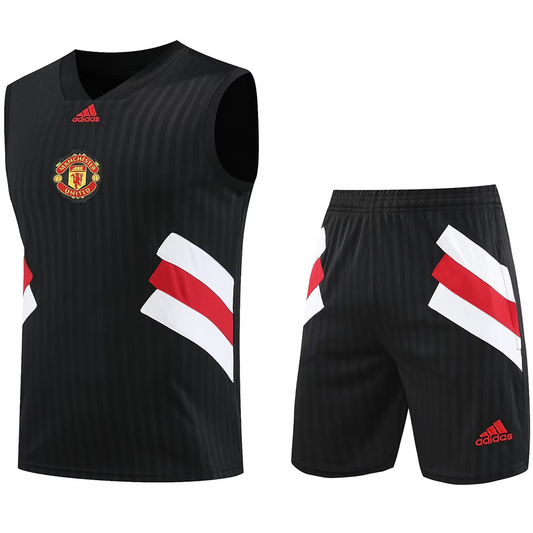 Man Utd x Adidas Icon Short Training Set No Sleeves 23/24