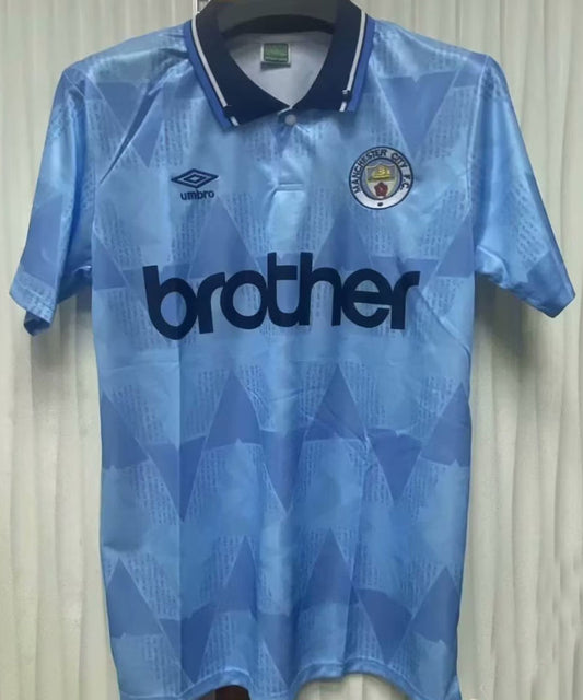 Man City Retro Home Kit 1989/90