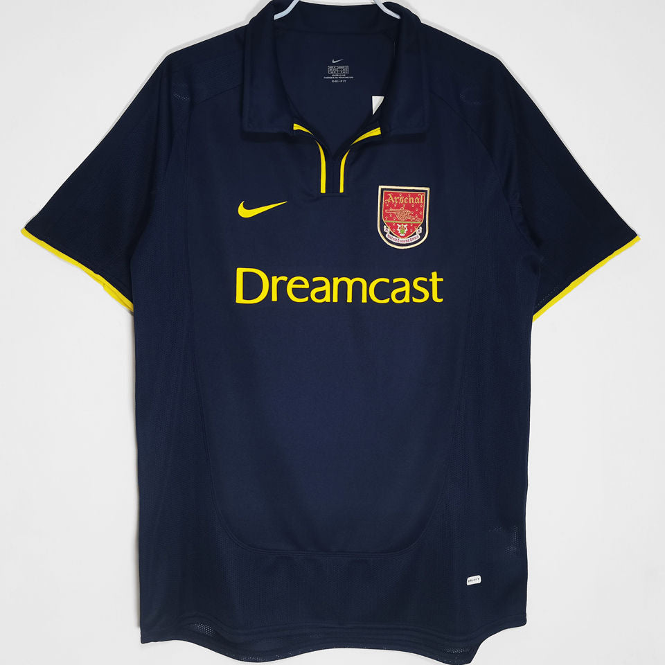 Arsenal Retro Away Blue Kit 2000/01