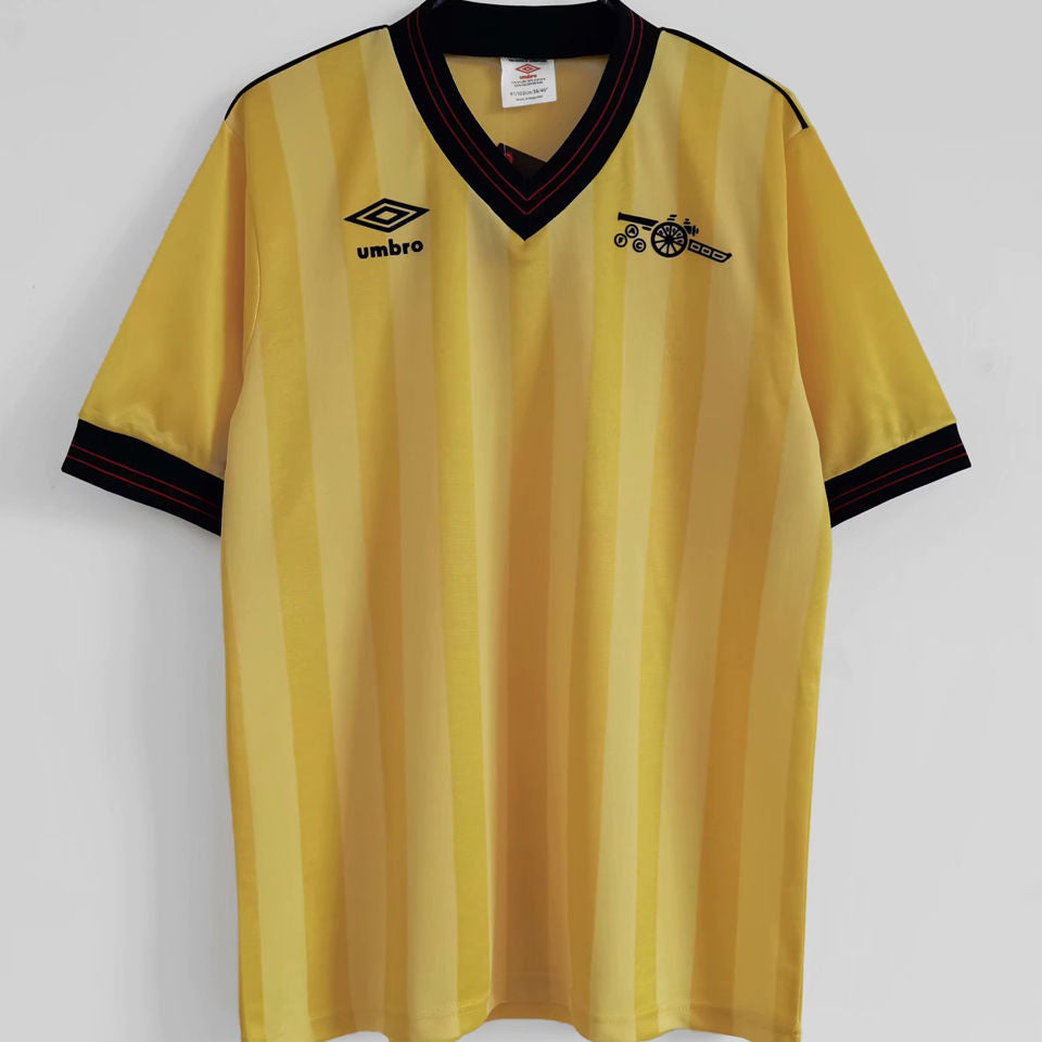 Arsenal Retro Away Yellow Kit 1983/84