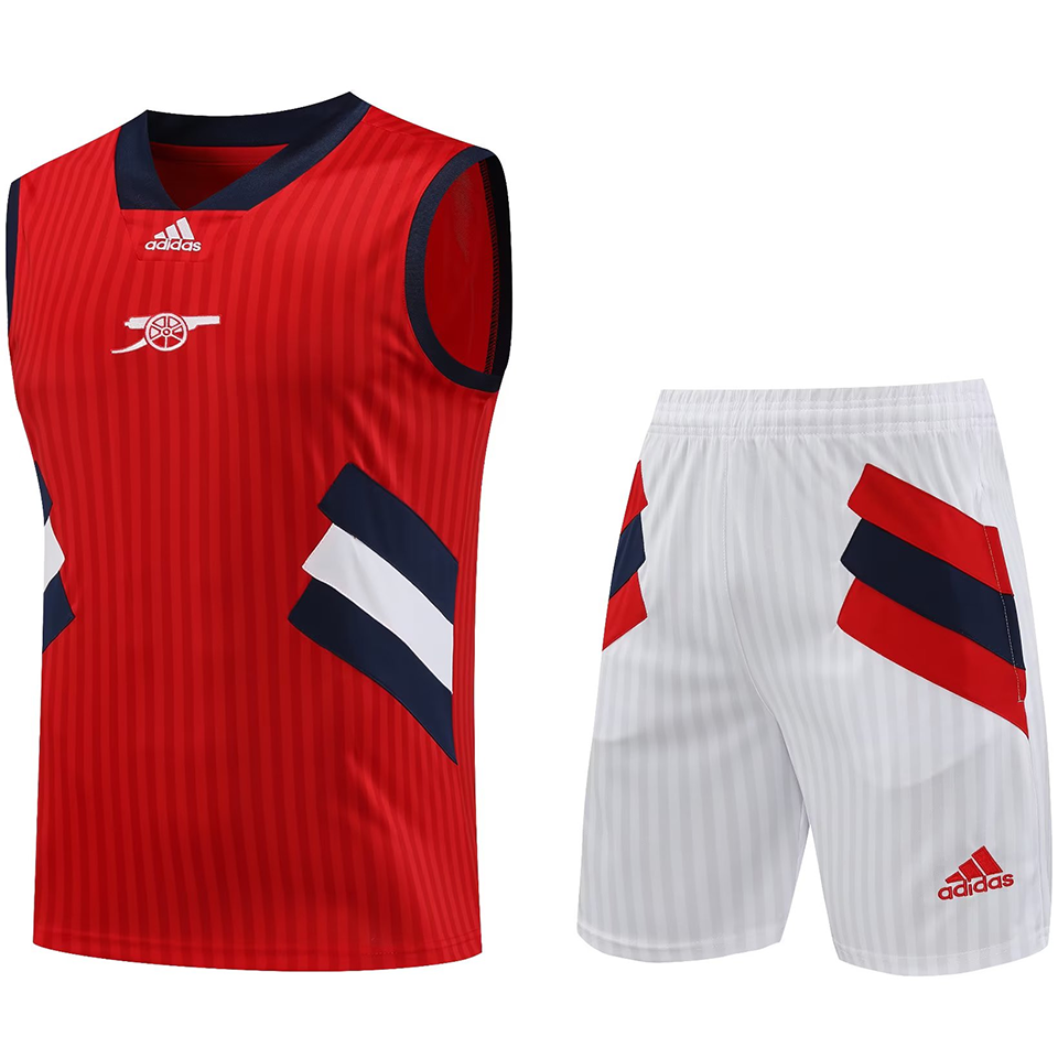 Arsenal Red Short Training Set No Sleeves 24/25