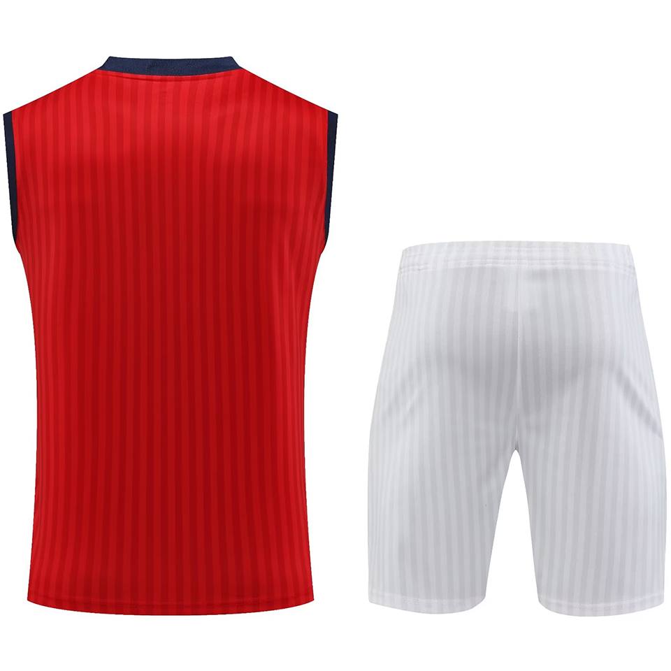 Arsenal Red Short Training Set No Sleeves 24/25