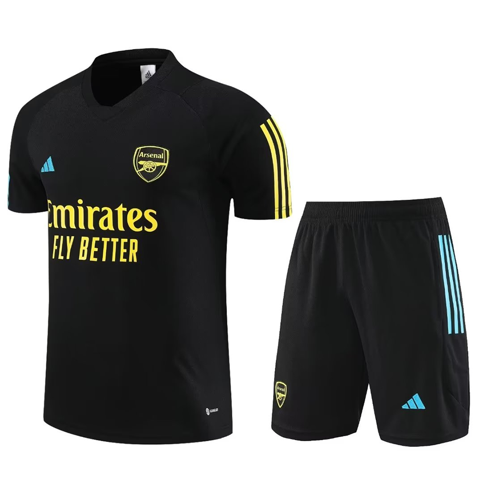 Arsenal Black Short Training Set 23/24